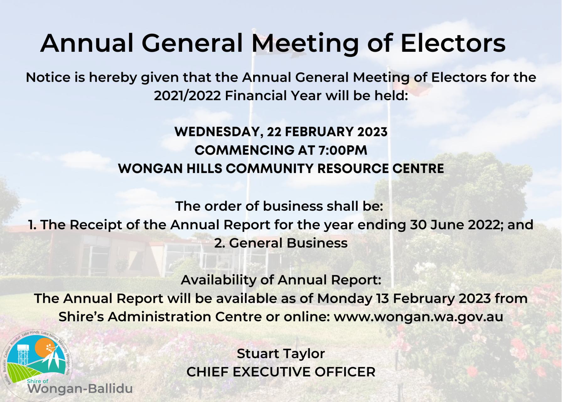 Annual Electors Meeting