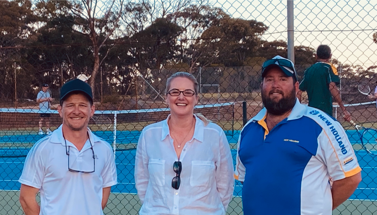 Cadoux Tennis Courts - Official Opening