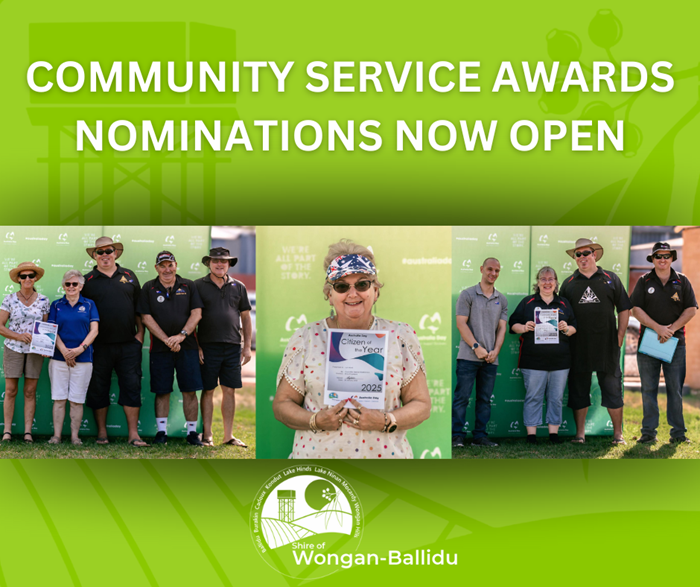 Community Service Awards - Nominations Now Open
