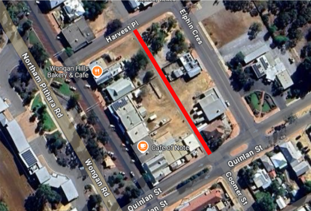 Have Your Say - Name a Laneway in Wongan Hills