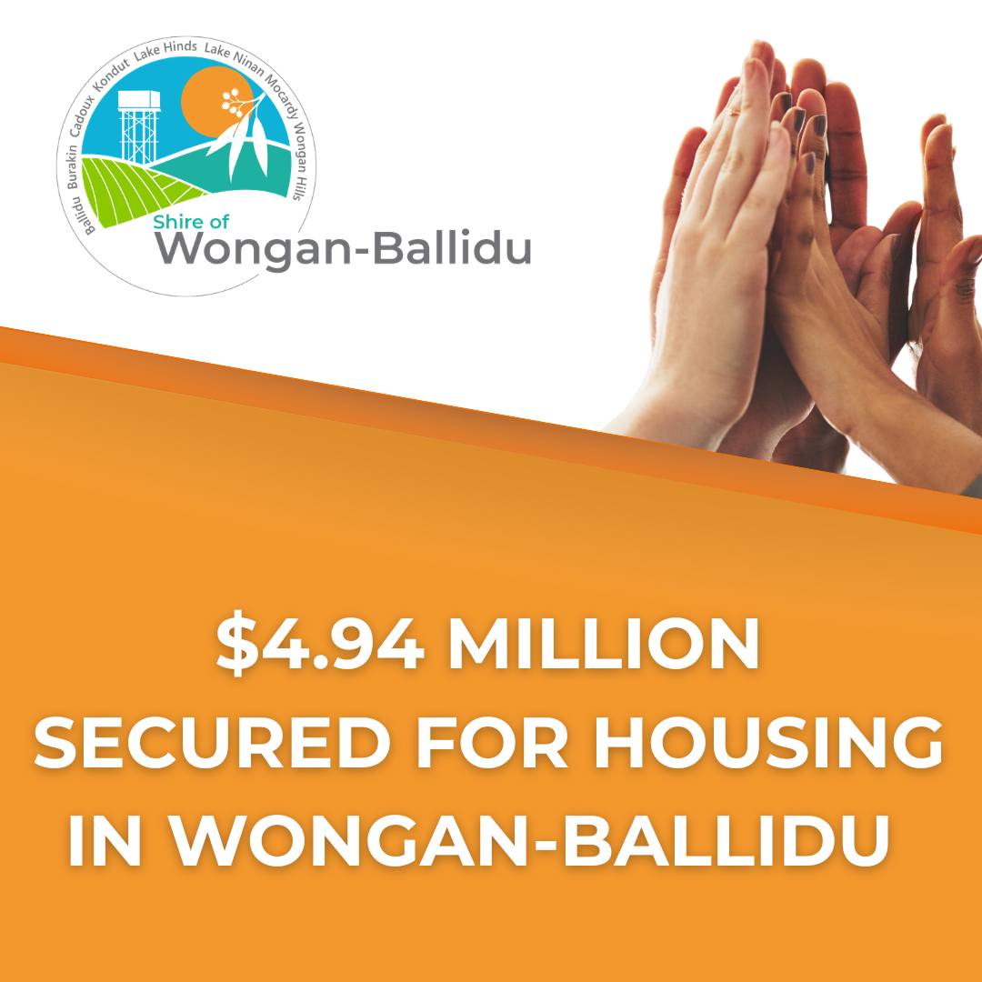 $4.94 Million Secured for Housing in Wongan-Ballidu