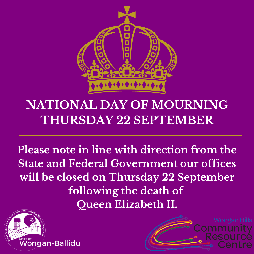 Office Closure Notice - National Day of Mourning